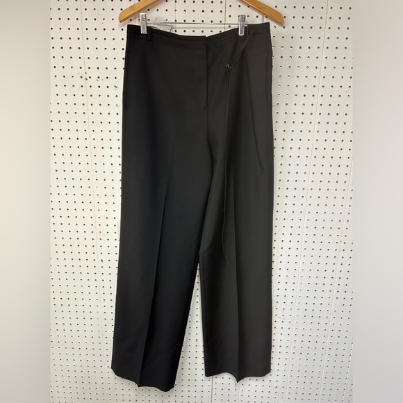 Jill Sander Black  Straight Leg Pants - Picture 1 of 7